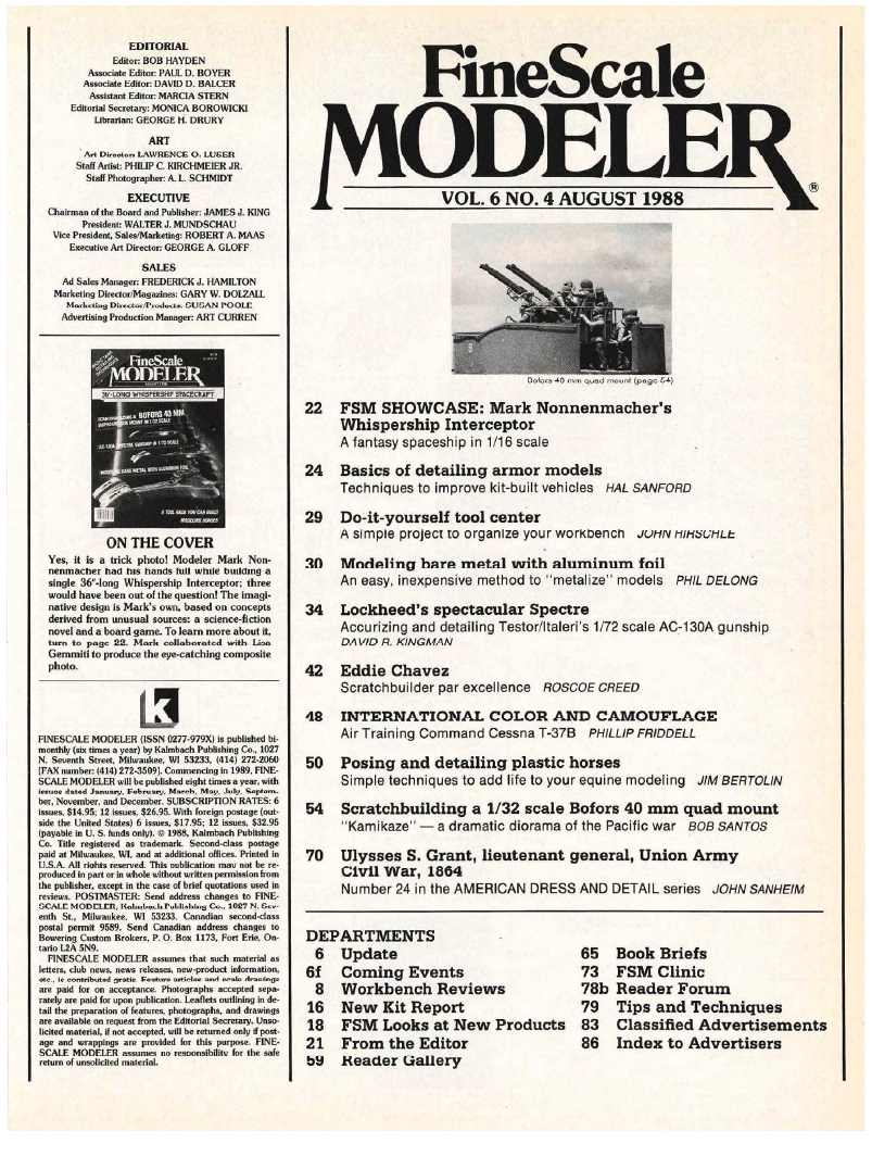 FineScale Modeler 1988-08 (Vol06-04)